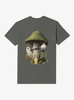 Ghostly Mushrooms Garment Dye T-Shirt