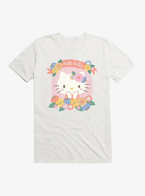 Hello Kitty Floral Frame T-Shirt