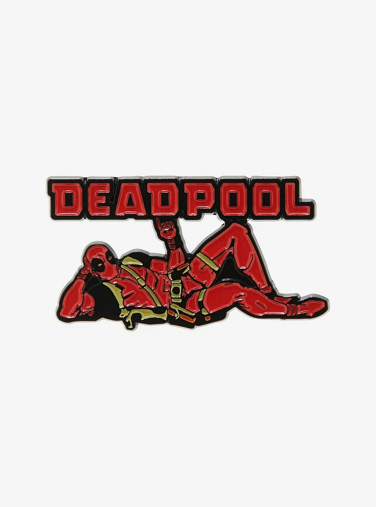 Marvel Deadpool Lying Down Enamel Pin