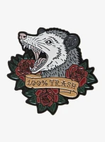 Possum 100 Percent Trash Enamel Pin