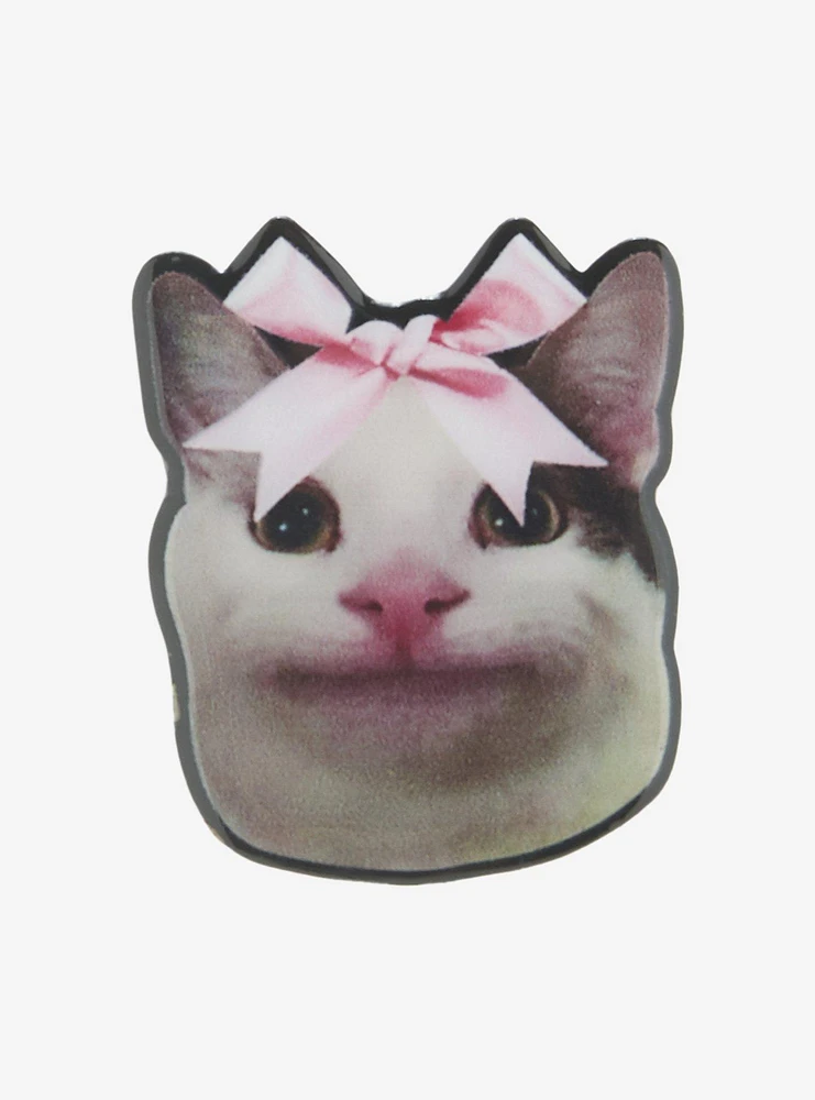 Coquette Cat Resin Enamel Pin