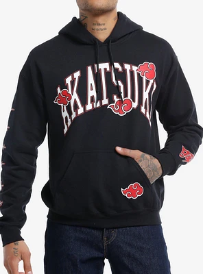 Naruto Shippuden Akatsuki Clouds Symbols Hoodie