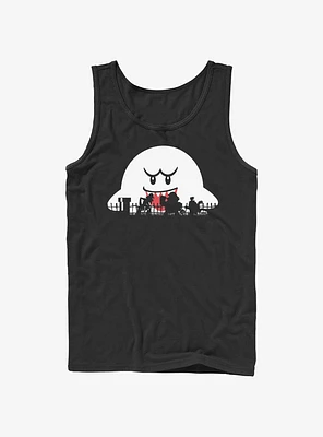 Nintendo Mario Halloween Silhouttes Tank