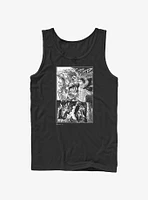 Attack on Titan Eren Manga Collage Tank