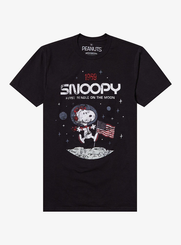 Peanuts Snoopy Astronaut Boyfriend Fit Girls T-Shirt