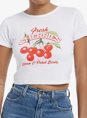 Fresh Cherries Girls Baby T-Shirt