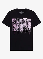 Death Note Character Panels Boyfriend Fit Girls T-Shirt