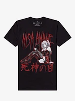 Death Note Misa Shinigami Eyes Boyfriend Fit Girls T-Shirt