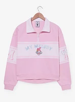 Sanrio My Melody Panel Women's Quarter Zip Crewneck