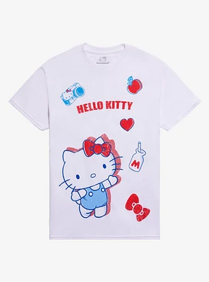 Hello Kitty Icons Relaxed Fit Girls T-Shirt