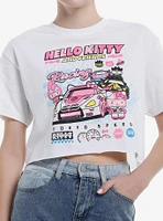 Hello Kitty And Friends Racing Girls Crop T-Shirt