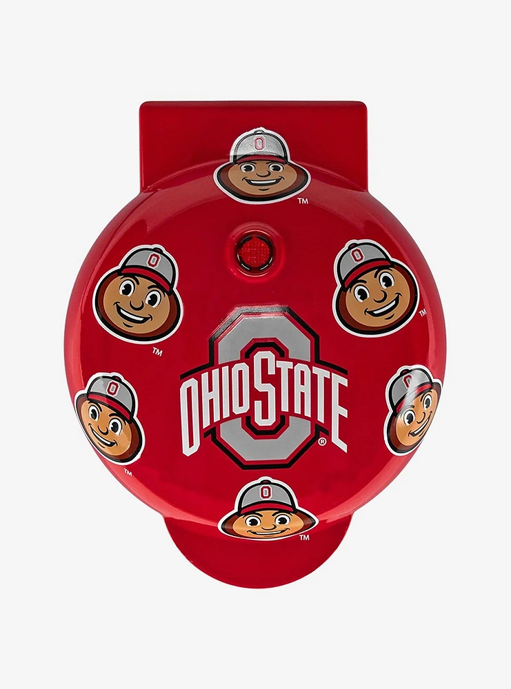 NCAA Ohio State University Buckeyes Brutus Buckeye Mini Waffle Maker