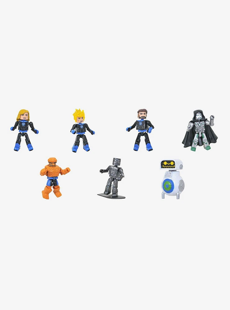 Diamond Select Toys Marvel Minimates Fantastic Four Figures Deluxe Box Set