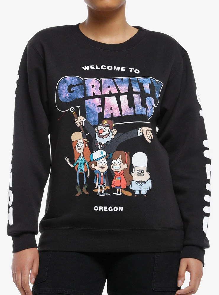 Disney Gravity Falls Group West Of Weird Girls Sweatshirt