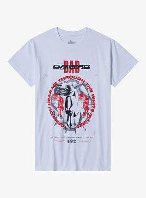 Bad Omens White Noise Relaxed Fit Girls T-Shirt