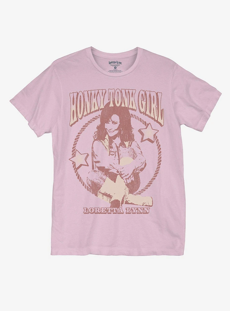 Loretta Lynn Honky Tonk Girl Boyfriend Fit Girls T-Shirt