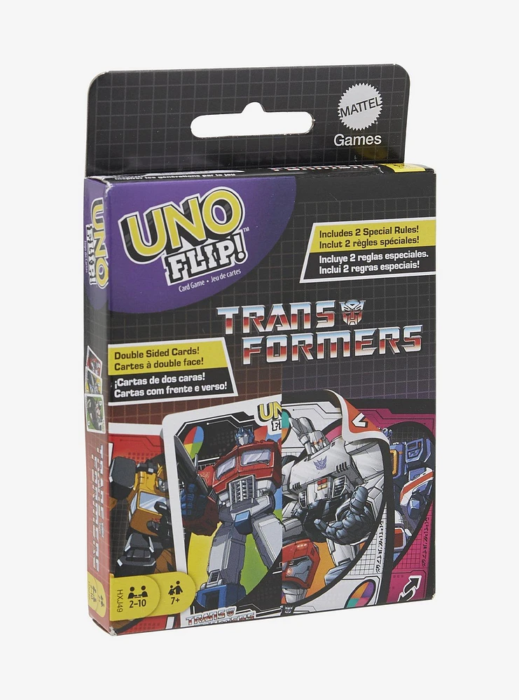 Transformers UNO Flip! Card Game