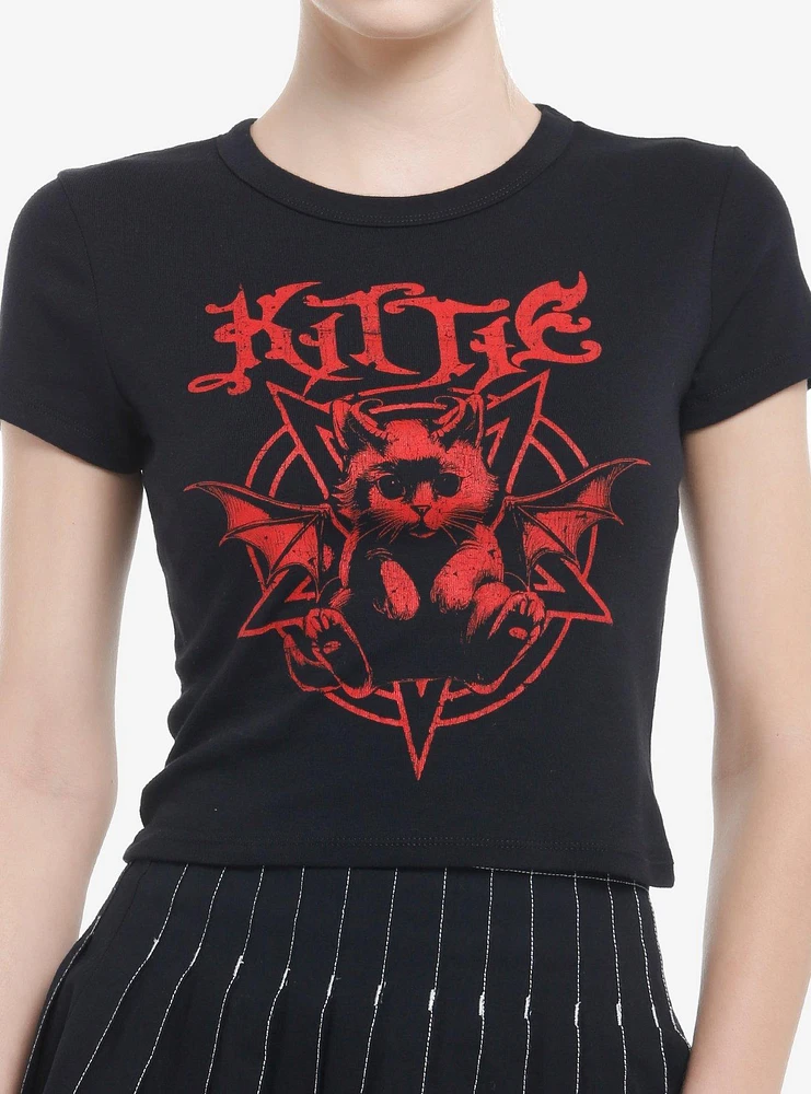 Kittie Demon Cat Girls Baby T-Shirt