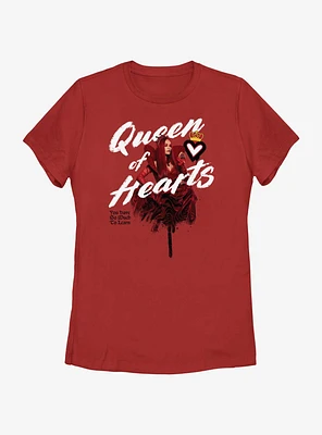 Disney Descendants Queen Of Hearts Red Womens T-Shirt