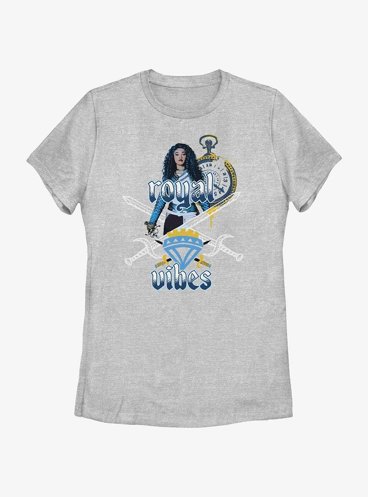 Disney Descendants Royal Vibes Swords Womens T-Shirt