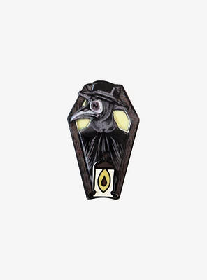 Plague Doctor Coffin Enamel Pin