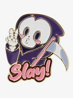 Grim Reaper Slay Enamel Pin