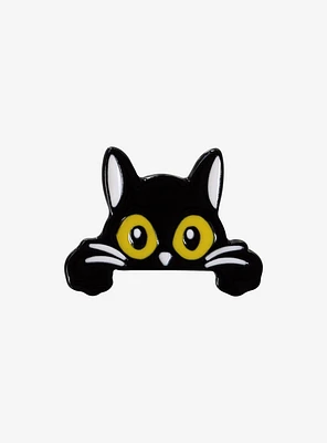 Black Cat Pocket Pet Enamel Pin