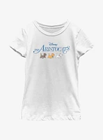 Disney The Aristocats Kitten Walk Logo Youth Girls T-Shirt