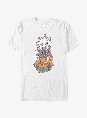 Disney The Aristocats Group Stack Kittens Cute T-Shirt