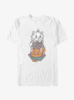 Disney The Aristocats Group Stack Kittens Cute T-Shirt