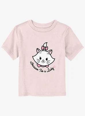 Disney The Aristocats Because Im A Lady Toddler T-Shirt