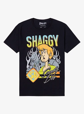 Scooby-Doo! Shaggy Stripe Boyfriend Fit Girls T-Shirt