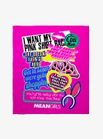 Mean Girls Quote Collage Throw Blanket