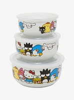 Sanrio Hello Kitty and Friends Ceramic Bowl & Lid Set