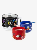 Disney Mickey Mouse Hot Pot with Ramen Bowls