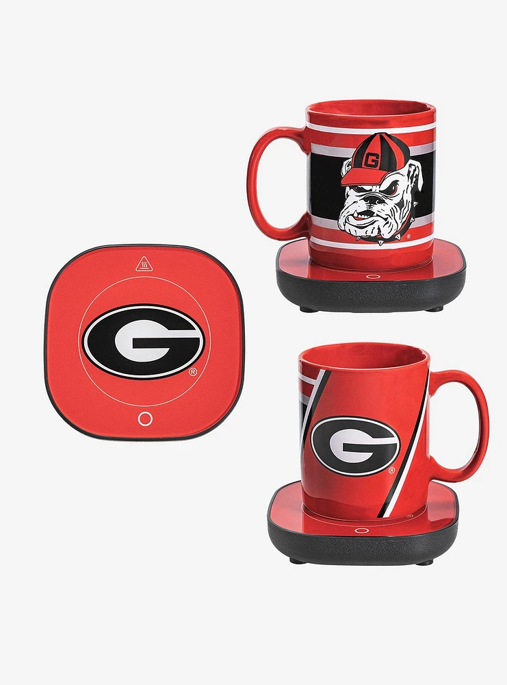 NCAA Georgia Bulldogs Hairy Dawg Mug Warmer with Mug