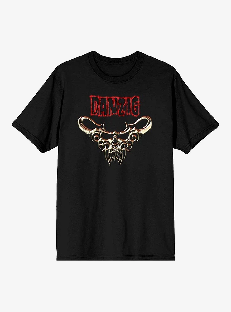 Danzig Chrome Skull T-Shirt