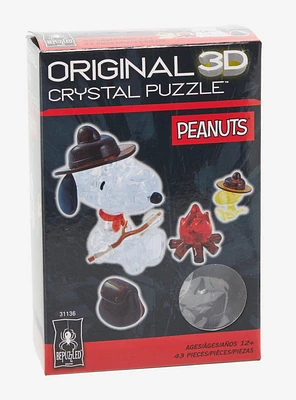 Peanuts Snoopy & Woodstock Campfire 3D Crystal Puzzle