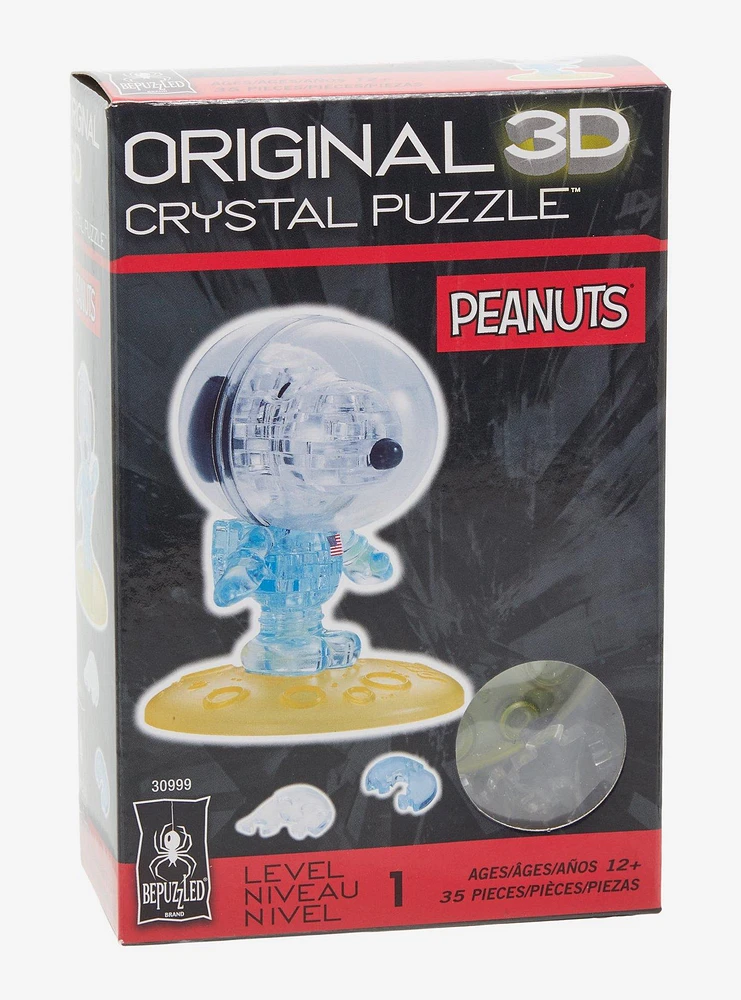 Peanuts Snoopy Astronaut 3D Crystal Puzzle