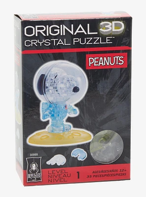 Peanuts Snoopy Astronaut 3D Crystal Puzzle