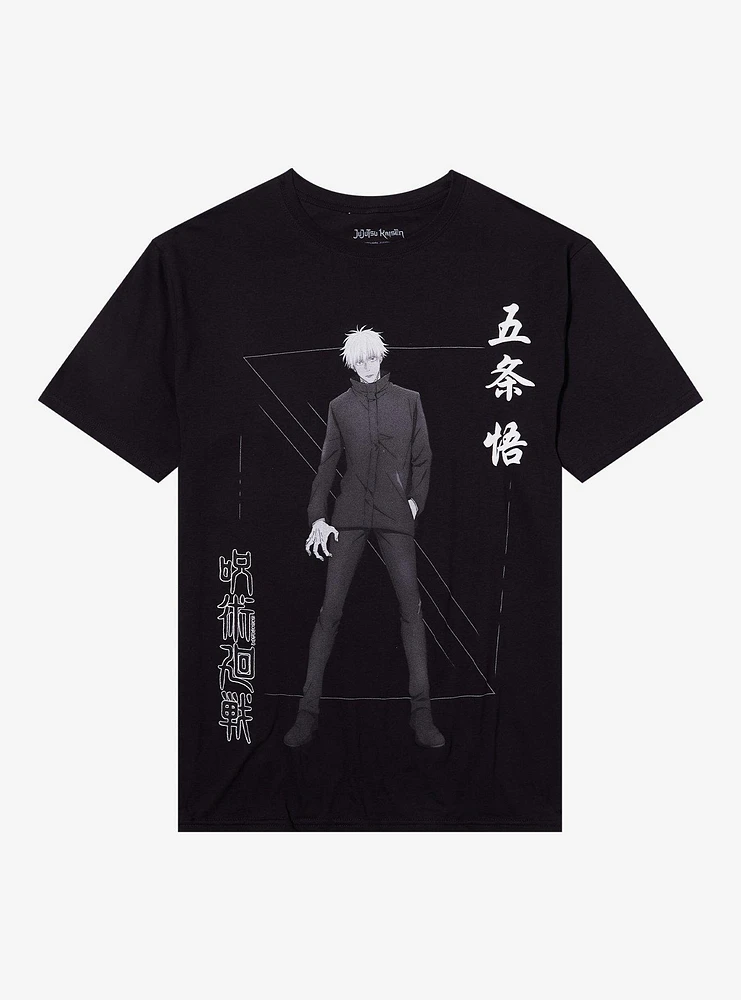 Jujutsu Kaisen Gojo Name Puff Print T-Shirt