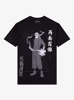 Jujutsu Kaisen Sukuna Name Puff Print T-Shirt