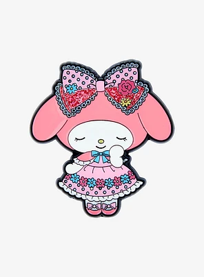 My Melody Glitter Bow Enamel Pin