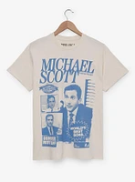 The Office Michael Scott Tonal Multi-Portrait T-Shirt - BoxLunch Exclusive