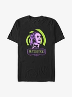 Beetlejuice Portrait Green Swirl Big & Tall T-Shirt