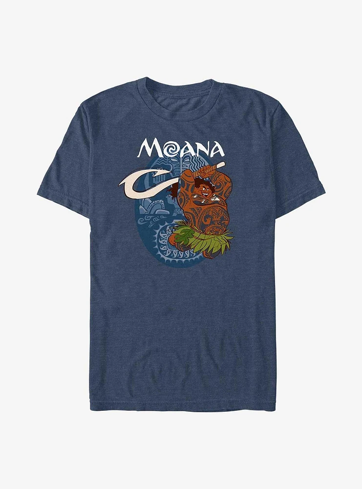 Disney Moana Maui Rocker Smash Big & Tall T-Shirt