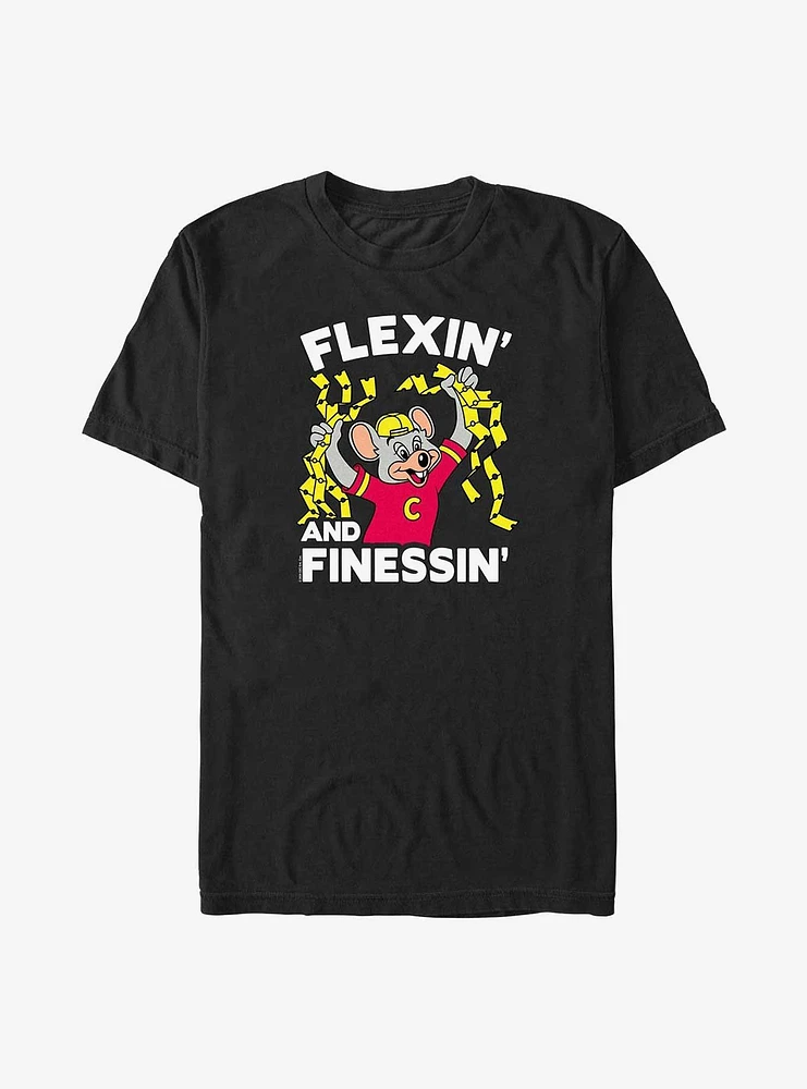 Chuck E. Cheese Flexin' And Finessin' Big & Tall T-Shirt