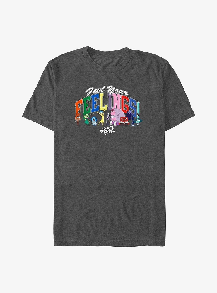 Disney Pixar Inside Out Feelings Arch Big & Tall T-Shirt