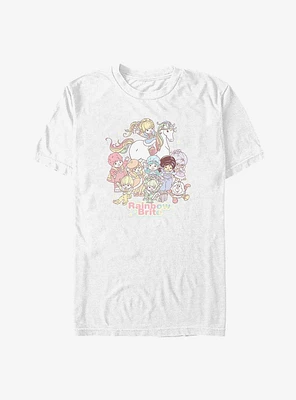 Rainbow Brite Pastel Party Big & Tall T-Shirt