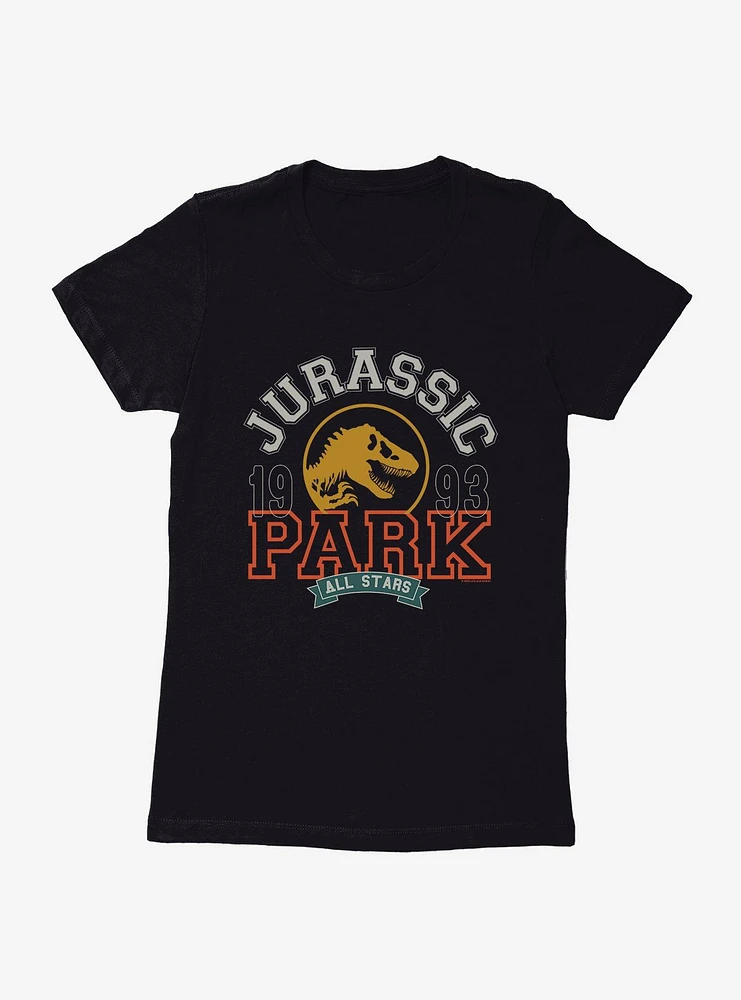 Jurassic Park 1993 All Stars Womens T-Shirt